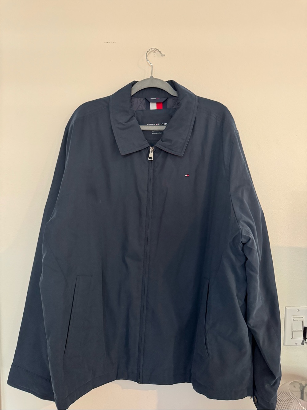 Tommy Hilfiger Navy Lightweight Zip Jacket